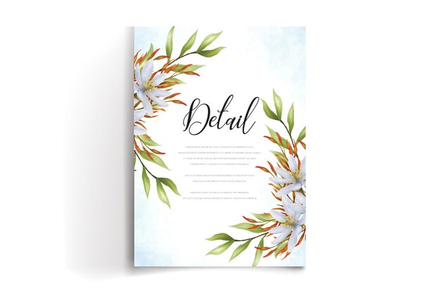 WATERCOLOR INVITATION