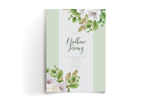 Watercolor invitation