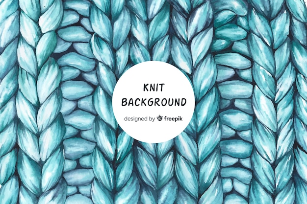 Watercolor knit background