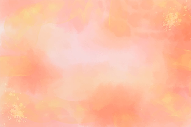 Vector watercolor light peach background