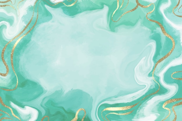 Watercolor mint background