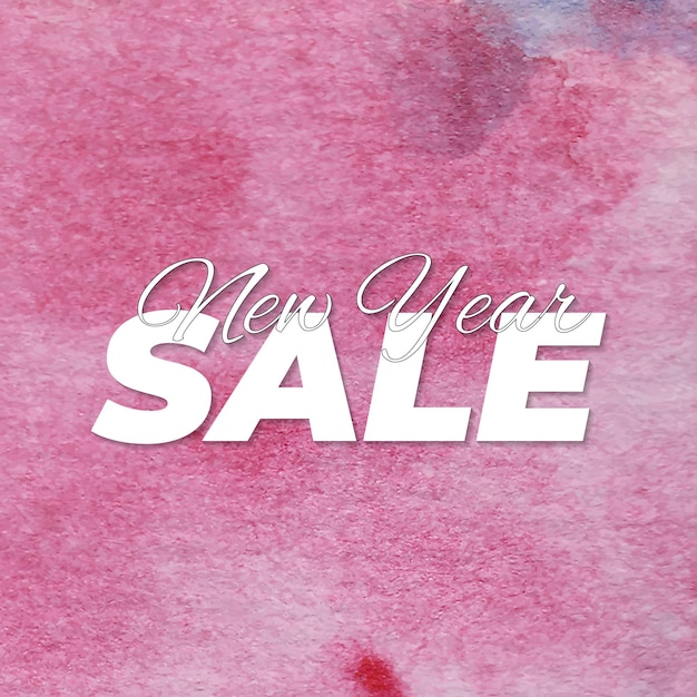 watercolor new year hot sale background