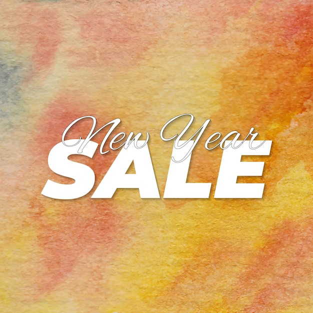 Watercolor new year hot sale background