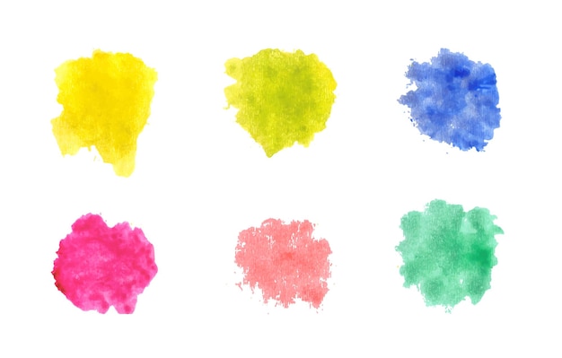 Vector watercolor paint palette