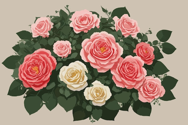 Pittura ad acquerello spruzzi colorati su uno sfondo floreale bianco foglia di fiore composizione bouquet