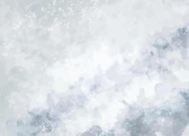 Vector watercolor painting winter christmas snowy background texture space for text