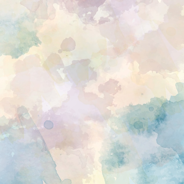 Watercolor pastel background