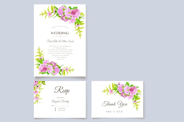 watercolor peonies background and wreath background illustration