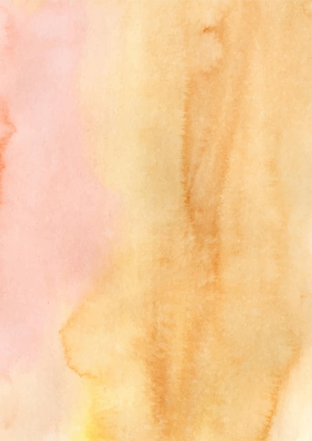 Vector watercolor pink and orange texture background