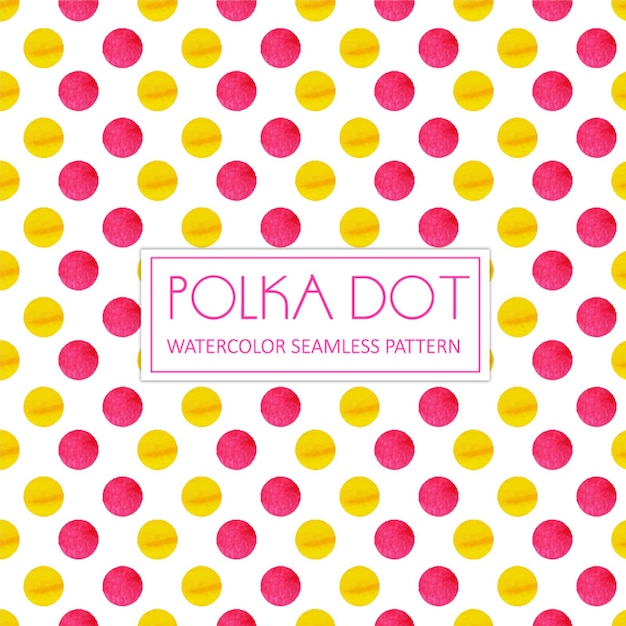 Акварель Polka Dot Background