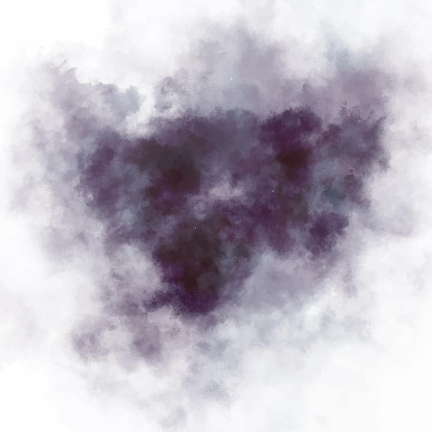 Vector watercolor purple splash