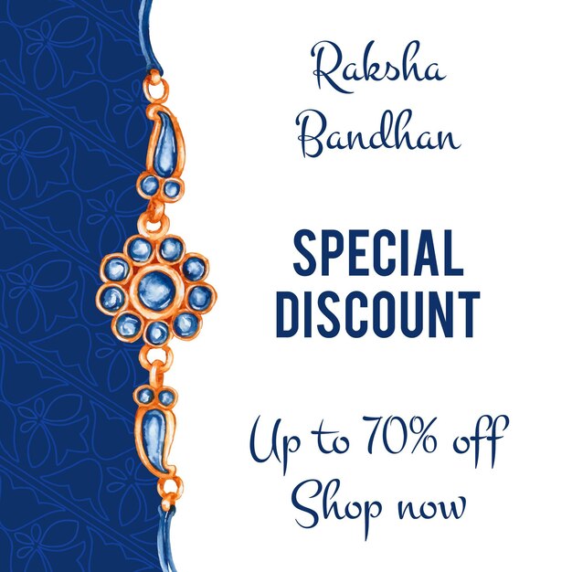 Vendite dell'acquerello di raksha bandhan