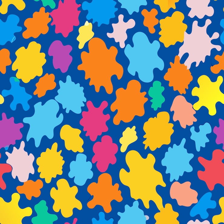 Vector watercolor seamless pattern background vector illustration