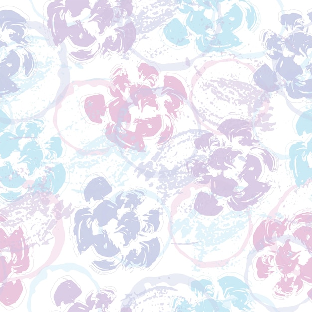 Watercolor seamless pattern. Very beautiful ornament.