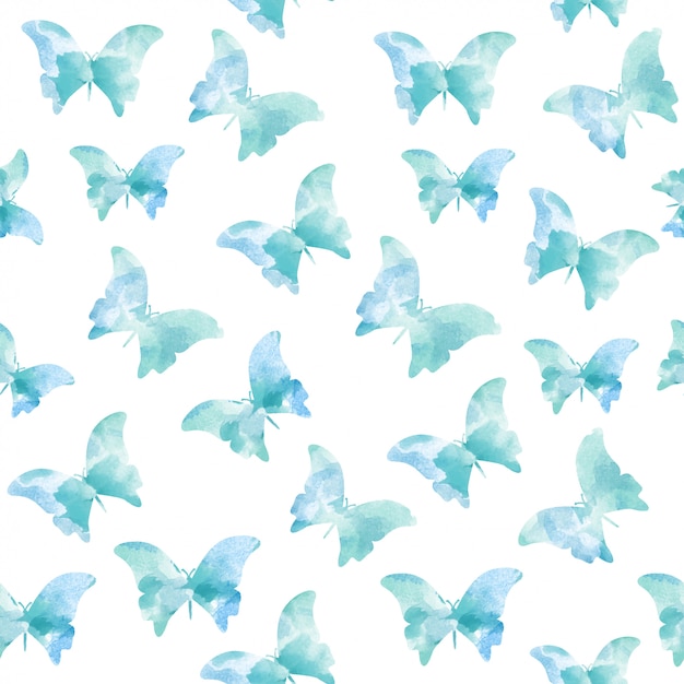 Watercolor seamless pattern