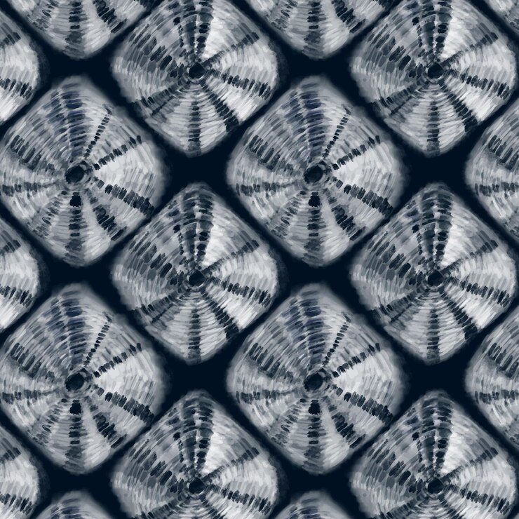 Vector watercolor shibori pattern