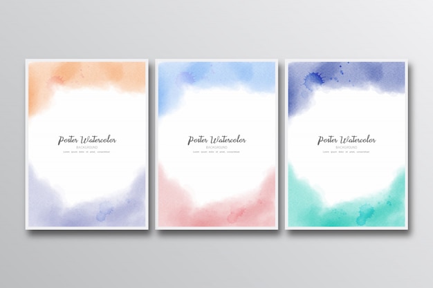 Watercolor splash painting brush background