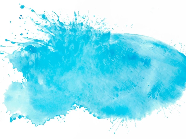 Watercolor splash stain background