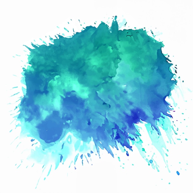 Watercolor splash stain background