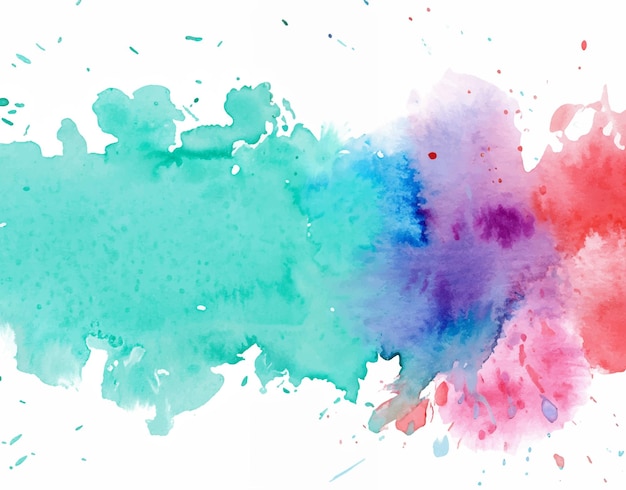 Watercolor splash stain background