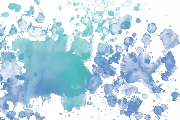 Vector watercolor splash stain background