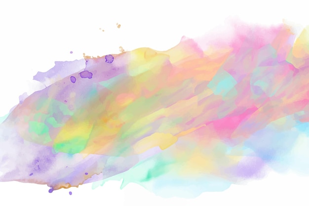 Vector watercolor splash stain background