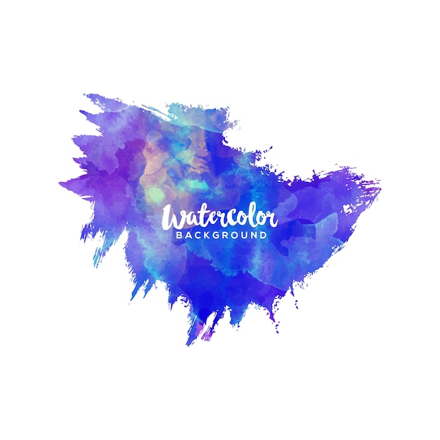 Watercolor splash stain paint background