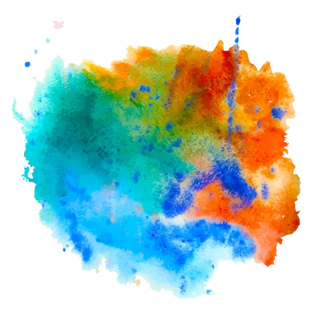 Watercolor splatter background