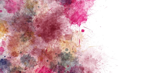 Watercolor splatter stain vector