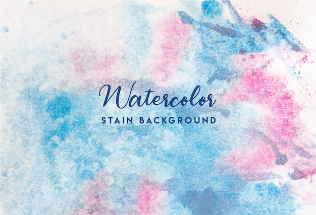 Vector watercolor stain background pastel tones