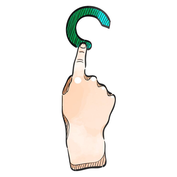 Vector watercolor style icon gesture