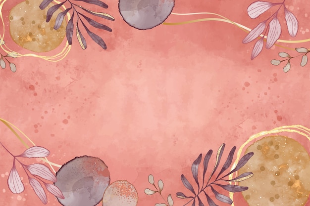 Watercolor terracotta background