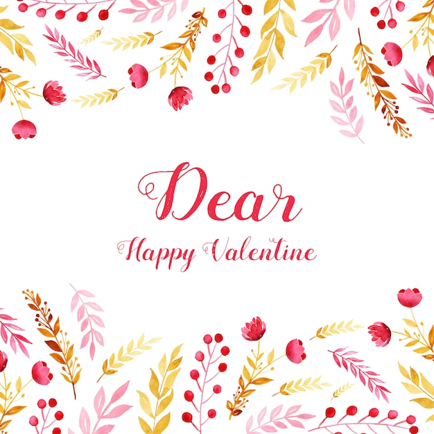 Watercolor valentine backgrounds