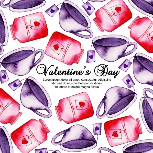 Watercolor Valentine Backgrounds