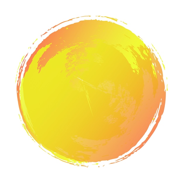 Vector watercolor vector texture yellow color