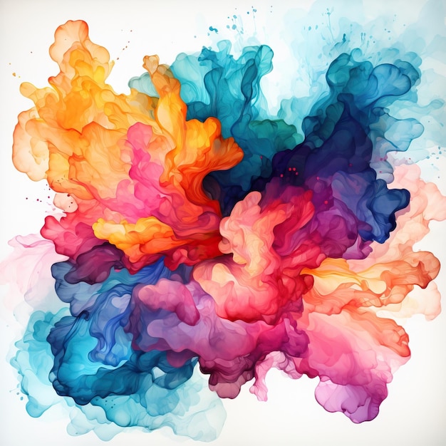 Vector watercolor vector watercolor vector on white background