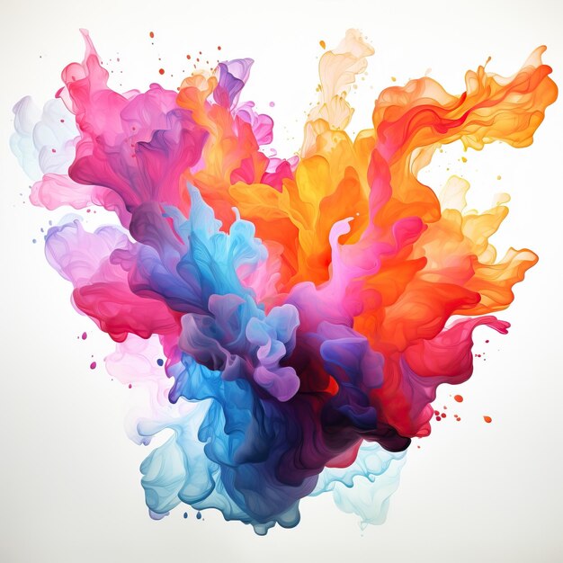 Watercolor Vector Watercolor Vector On White Background
