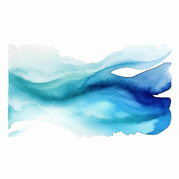 Vector watercolor wash and lose brushstrokes design vector art