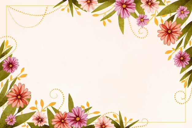 Vector watercolor wedding background