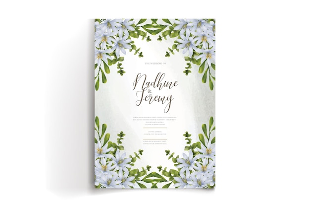 WATERCOLOR WEDDING INVITATION