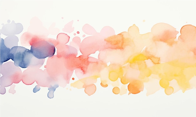 Watercolour abstract simple pattern