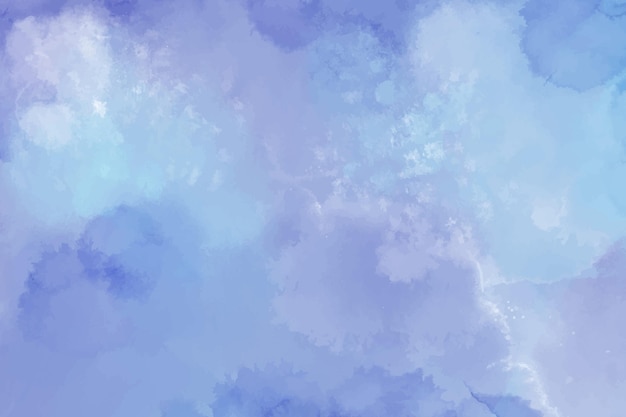 Vector watercolour background with blue stains