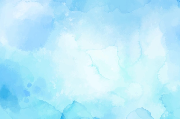 Vector watercolour background with light blue stains