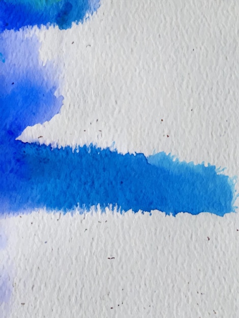 Watercolour in shades of blue