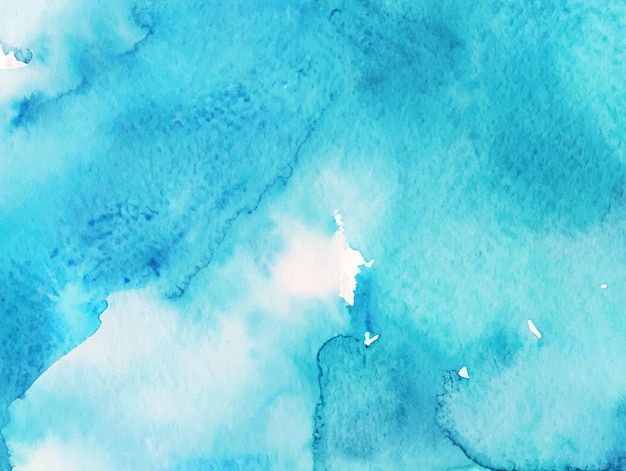 watercolour in shades of blue