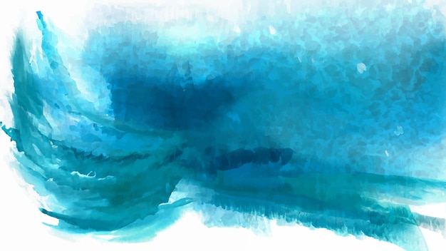Watercolour in shades of blue