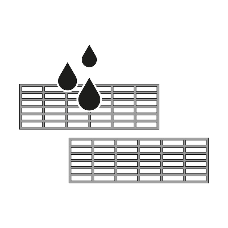 Vector waterdrop icon ceramic tile layout floor surface graphic vector element