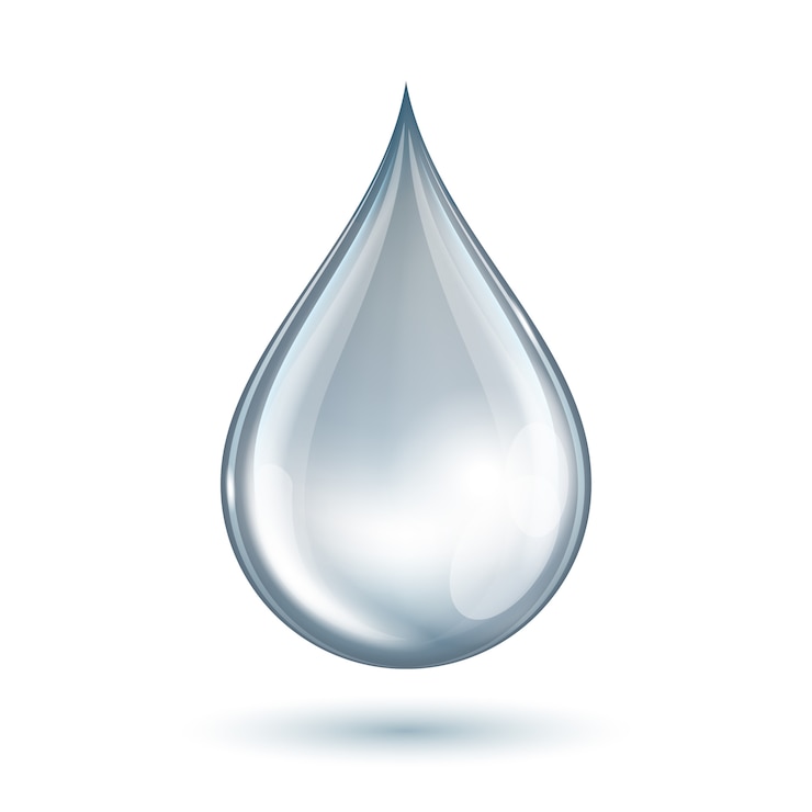 Vector waterdruppel. illustratie