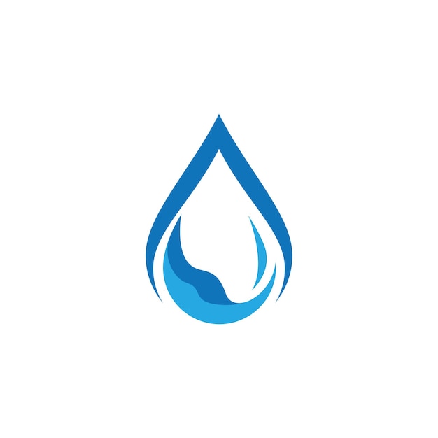 Waterdruppel logo afbeeldingen afbeelding ontwerp