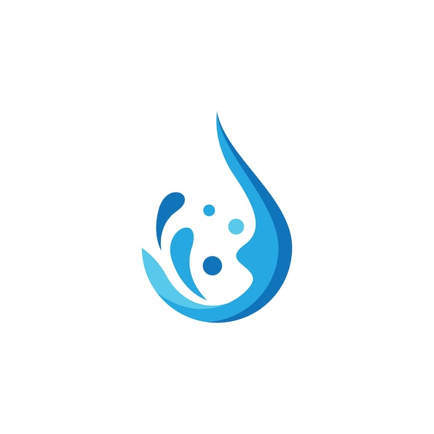 Waterdruppel logo afbeeldingen afbeelding ontwerp
